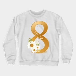 Number 8 Crewneck Sweatshirt